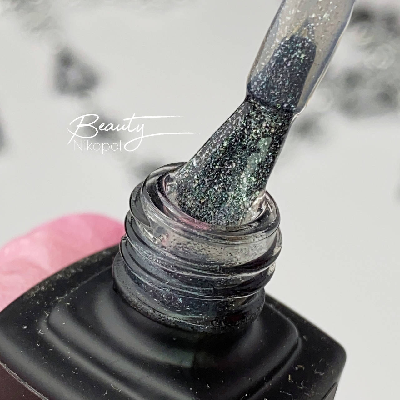 

MOON FULL Top Glitter Silver №03 - топ для гель лака, 8 мл.