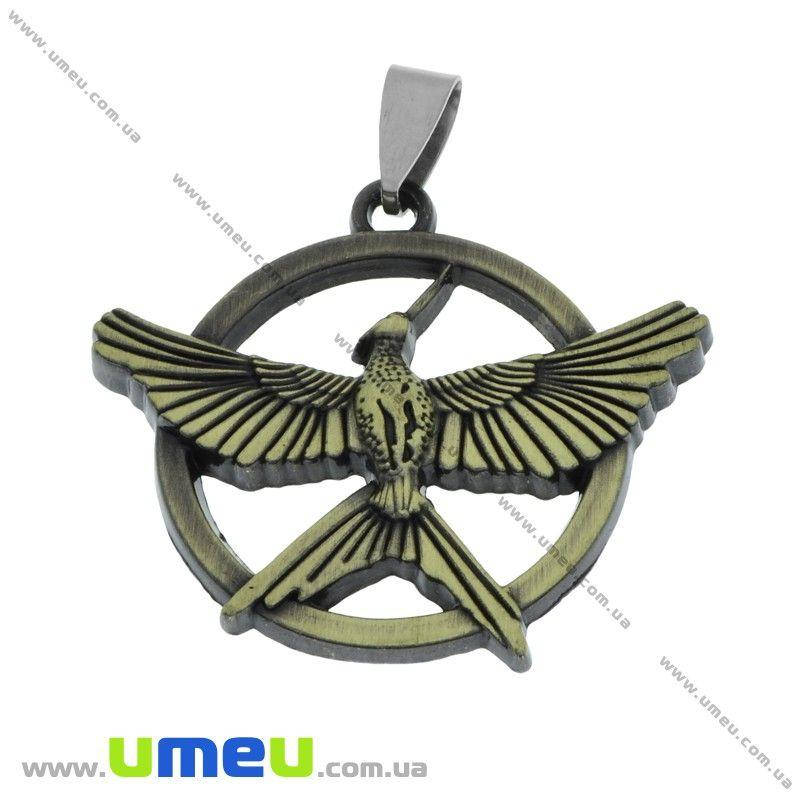 

Подвеска металлическая Птица, Античная бронза, 33х38 мм, 1 шт (POD-031474)