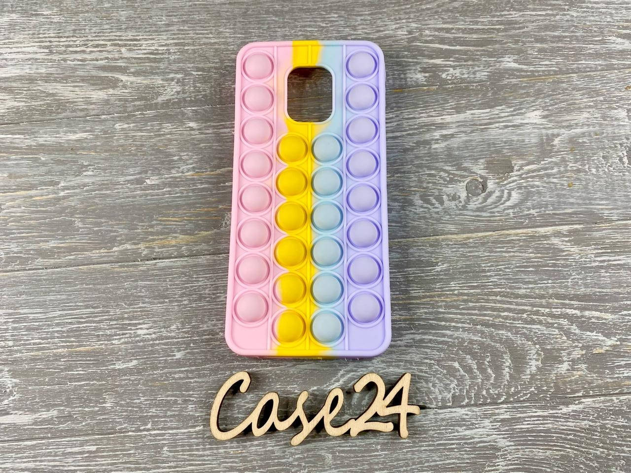 

Чехол Pop it case на Xiaomi Redmi Note 9 Pro / Xiaomi Redmi Note 9S, Разные цвета