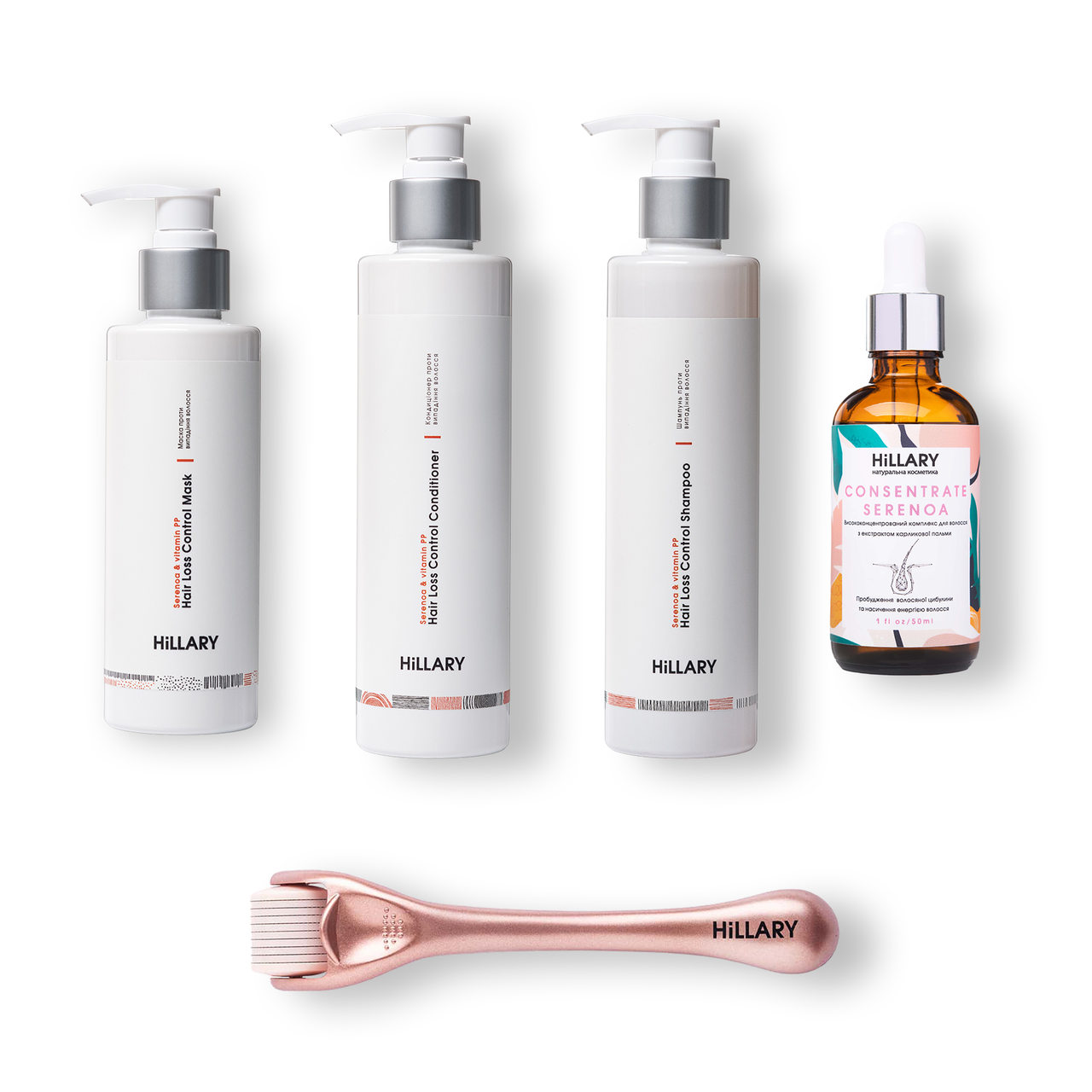 

Мезороллер для кожи головы Hillary + Комплекс против выпадения волос