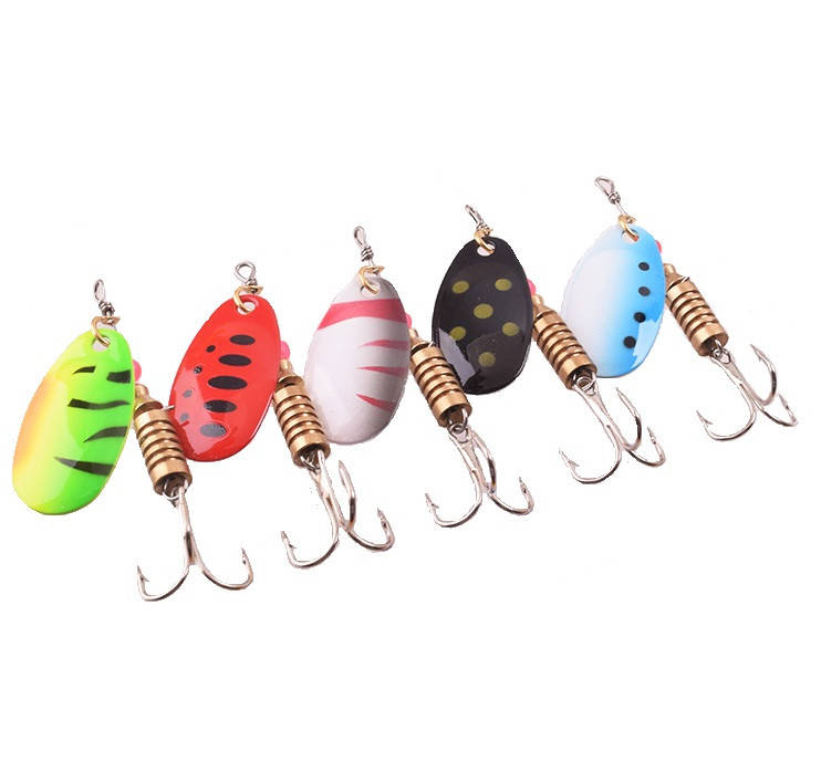 

Комплект вращающихся блесен 5 шт. 3,5г.