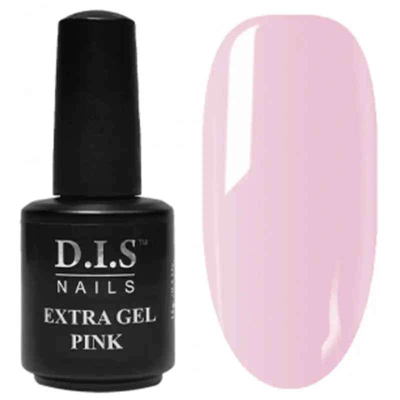 

Жидкий гель DIS Extra Gel Сover Pink, 15 мл, Розовый