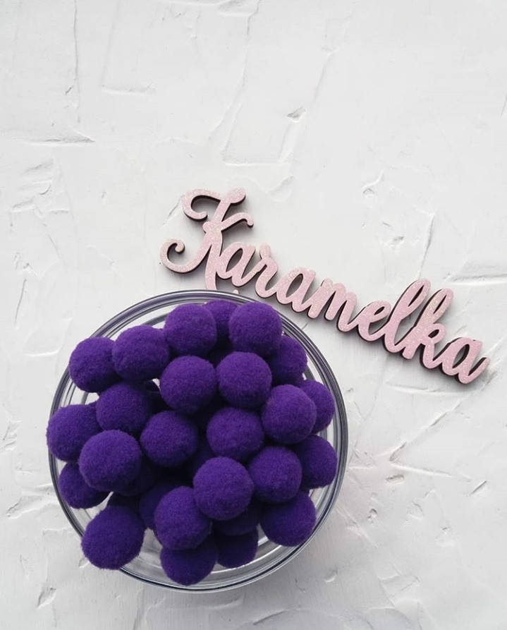 

Помпон синтетичний, діаметр 20мм, ФІОЛЕТОВИЙ