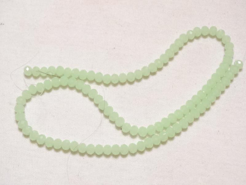 

Бусина стекло, гранёнка, хрусталь, 6 мм