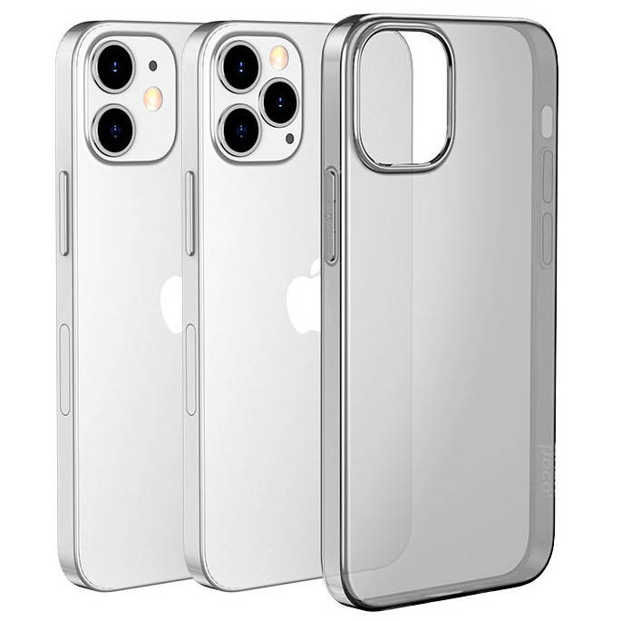 

Силиконовый Чехол на iPhone 12/12 Pro 6.1" HOCO Light series TPU case Черный
