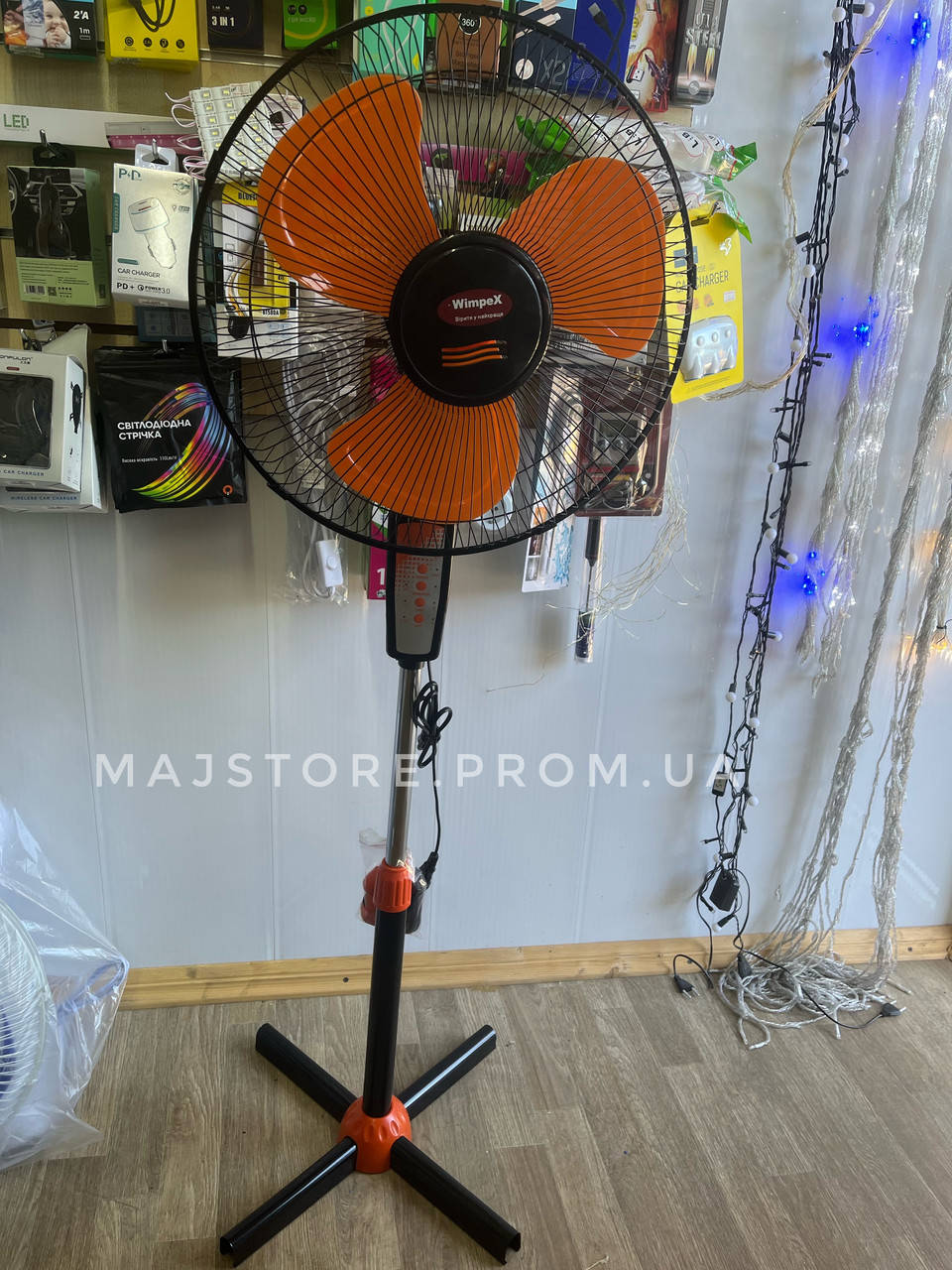 

Напольный вентилятор с пультом Wimpex МX-1603R 100W
