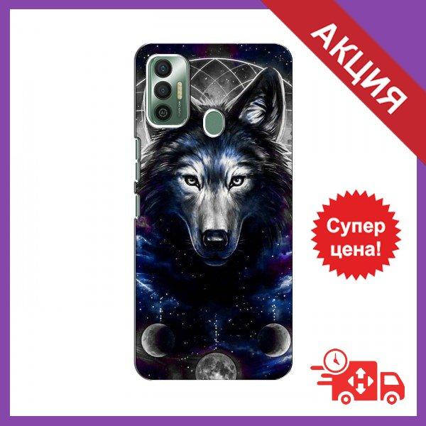 

Силиконовый чехол для Техно / Чехол с изображением на TECNO Spark 7 (KF6n) / Силиконовый бампер на TECNO Spark, Зелёный