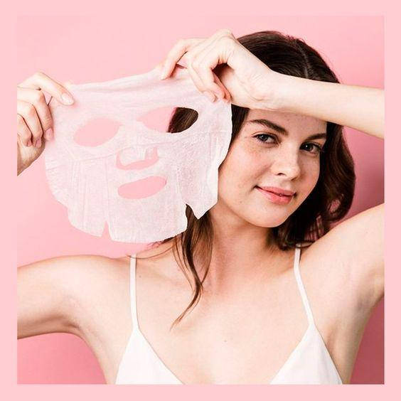 

Маска-салфетка тканевая косметологическая Doily, 50 шт., Белый