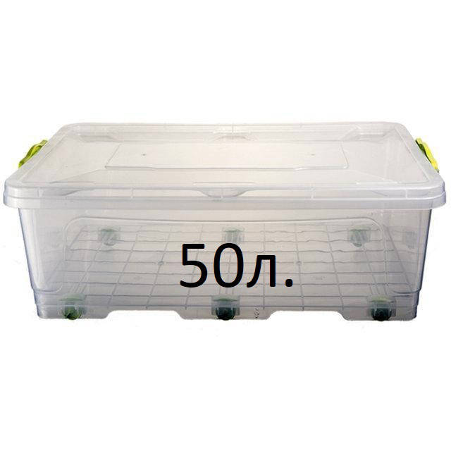 

Контейнер пищевой 50 л., Прозрачный