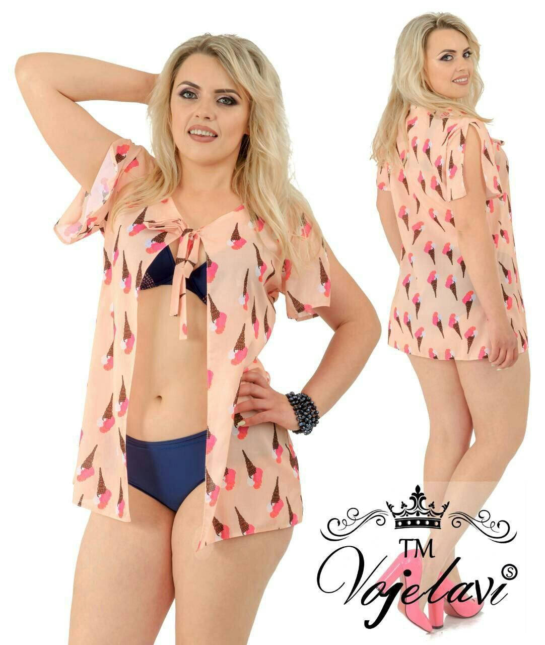 

Пляжная накидка женская креп шифон размер:48-54(4цв) "MODNUY OBRAZ" недорого от прямого поставщика