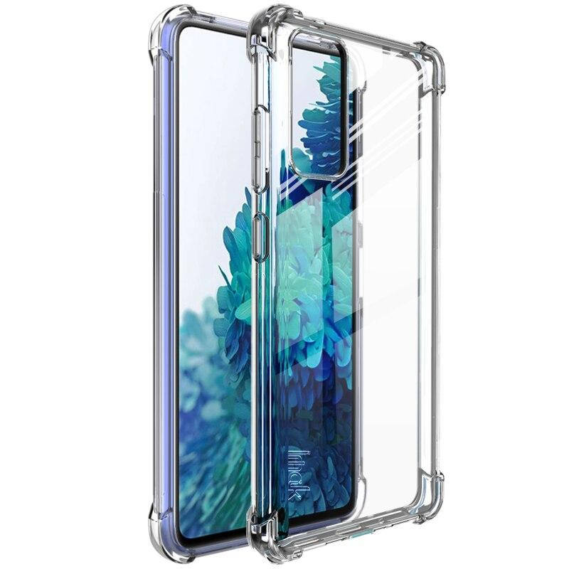 

Силиконовый прозрачный чехол для Samsung Galaxy S20 FE усиленные углы
