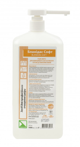 

Мыло жидкое Бланидас софт 1000 мл