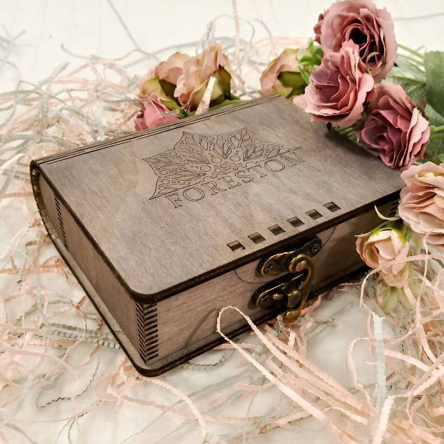

Коробка из фанеры книжка 10х13х3см 3мм