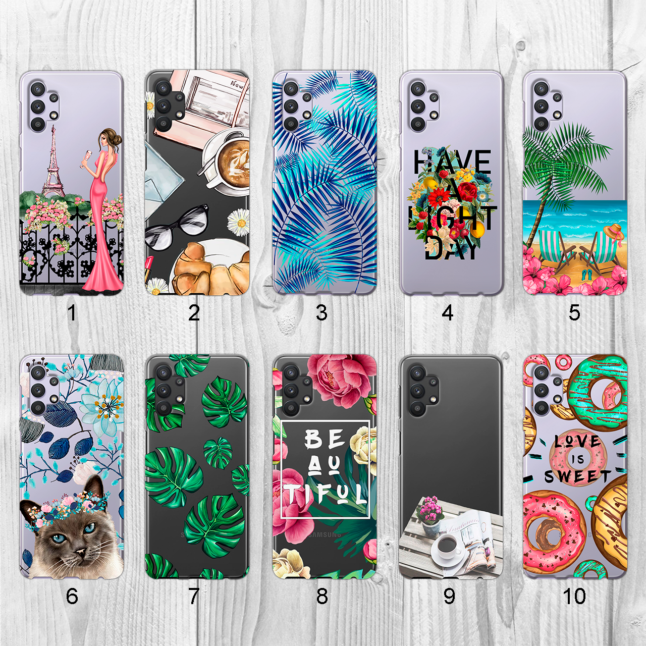 

Силиконовый чехол с рисунком для Samsung Galaxy A32 5G A326 (new collection)