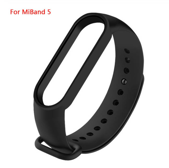 

Силиконовый ремешок для фитнес браслета Xiaomi Mi Band 5/6 различные цвета