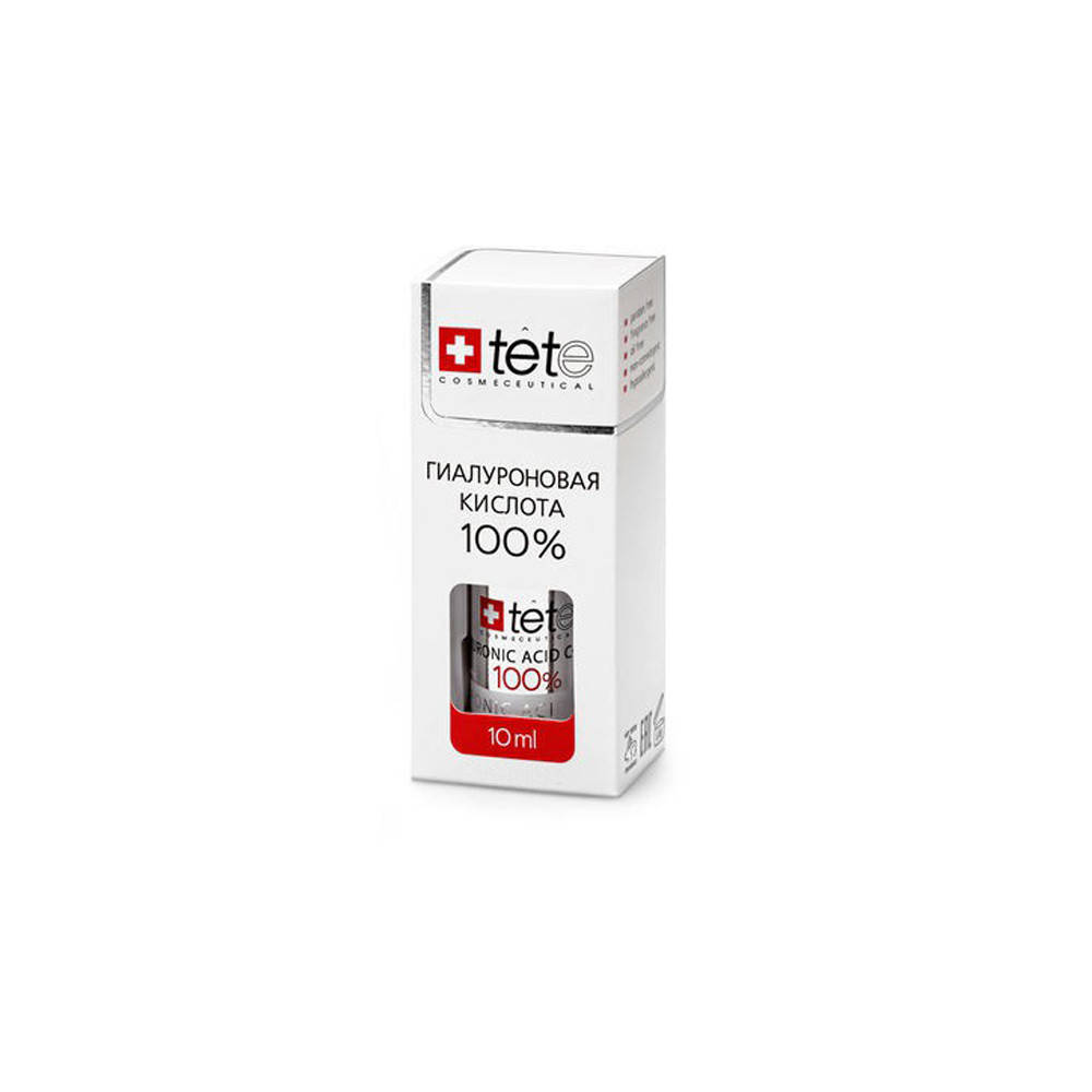 

Гиалуроновая кислота 100 % для лица TETe Cosmeceutical, 1 х 10 мл