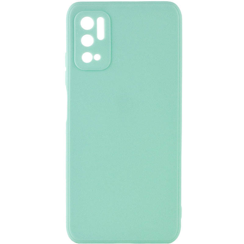 

Силиконовый Чехол с защитой камеры для Xiaomi Redmi Note 10 5G / Poco M3 Pro (Бирюзовый / Turquoise)