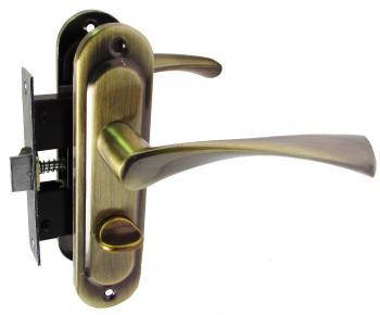 

Замок міжкімнатний з ручками A50-012 WC (AB)