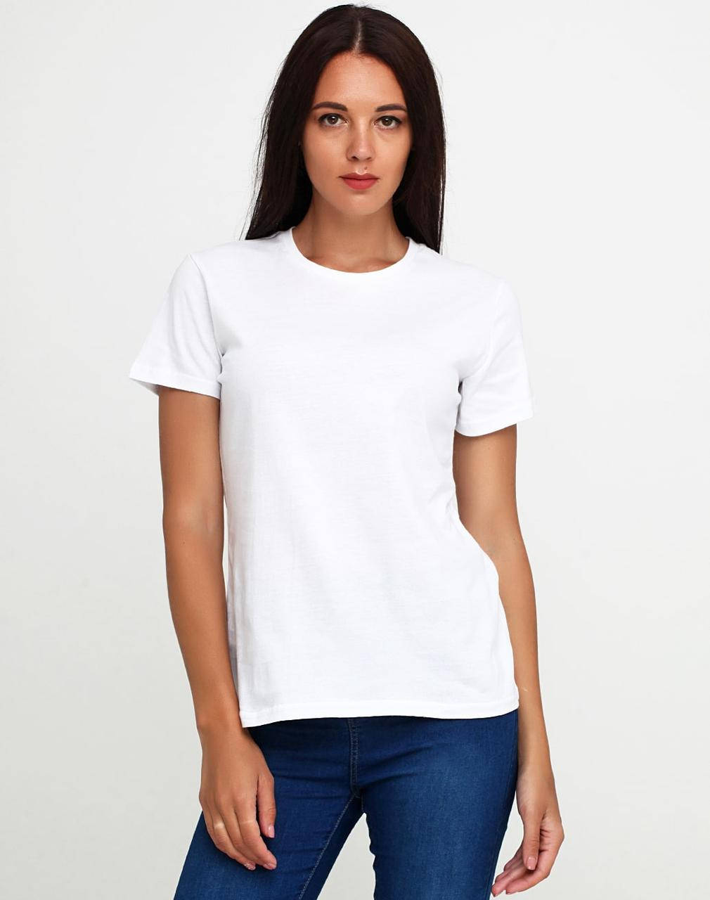 

Базовая женская белая футболка Мальта 18Ж425-17 XL (2901000200248), Белый