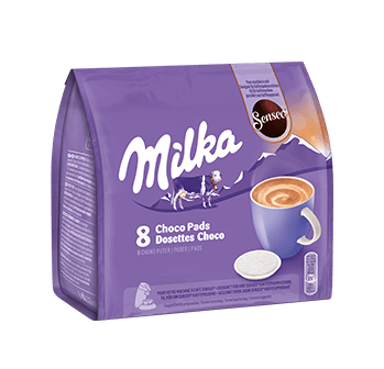 

Кофе в чалдах для кофемашин Philips Senseo Milka - 8 монодоз