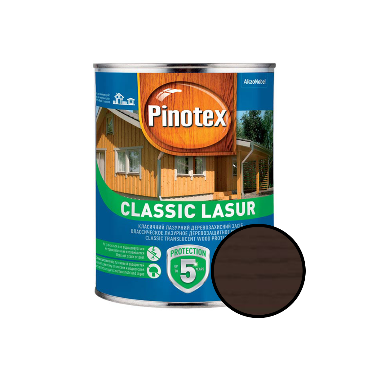 

Средство для защиты дерева Pinotex Classic Lasur палисандр 3л