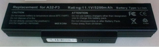 

Батарея Asus MSI LG BTY-M68, BTY-M67, BTY-M66, BTY-M65, A32-F3, Черный