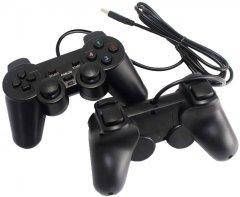 

USB джойстик для ПК PC GamePad DualShock DJ-2082 с вибро 2шт, Черный
