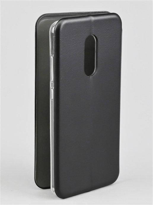 

Чехол-книжка Xiaomi Redmi Note 4X черный \ чехол-книга redmi note 4x магнитная есть отдел для карты