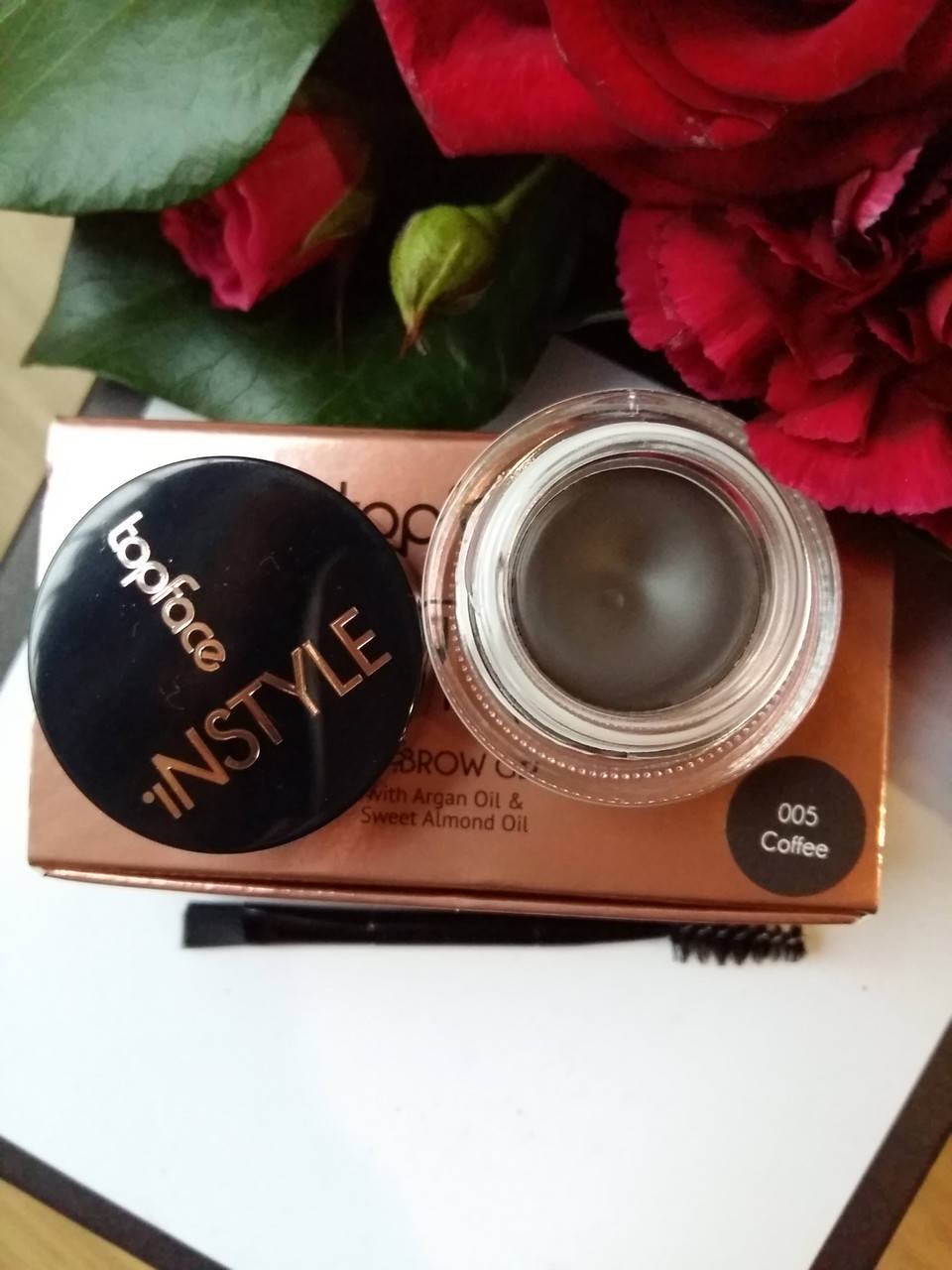 

Помадка для бровей Topface Instyle Gel, тон 005, с кистью