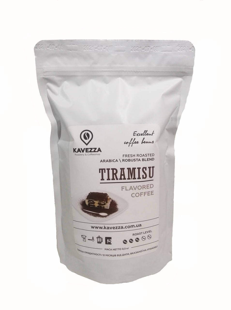 

Кава в зернах ароматизоавна "Тірамісу"(Tiramisu), 500 г