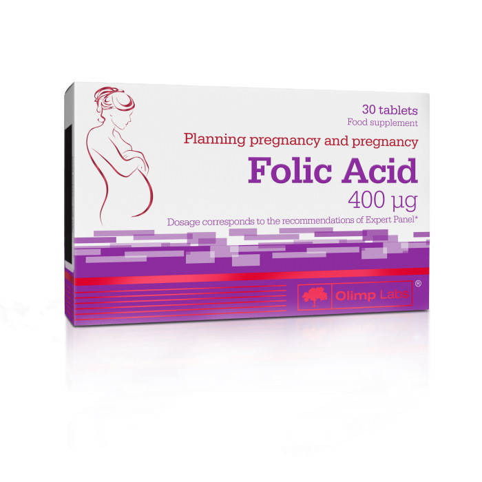 

Витамины и минералы Olimp Folic Acid, 30 таблеток