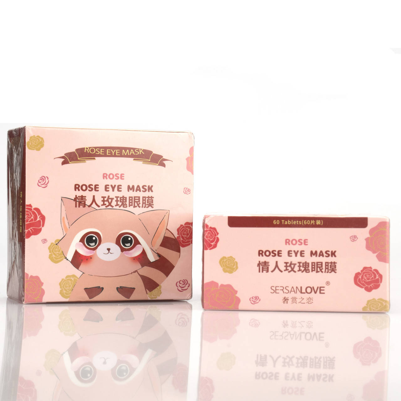

Гидрогелевые патчи для кожи вокруг глаз Sersan Love Rose Eye Mask 60 шт