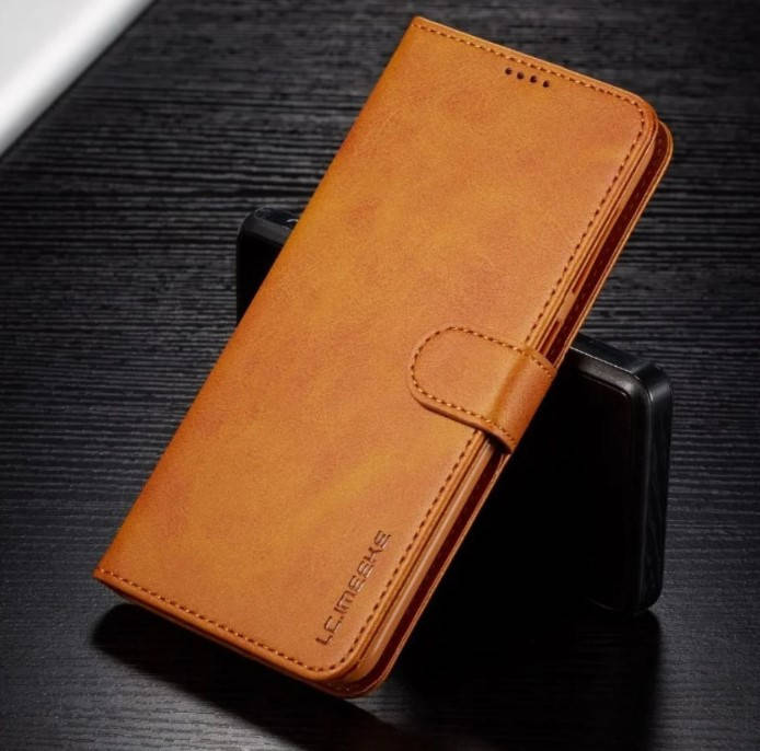 

Кожаный чехол книжка IMEEKE для Samsung Galaxy S20 2020 G980 с визитницей (Разные цвета) Светло-коричневый