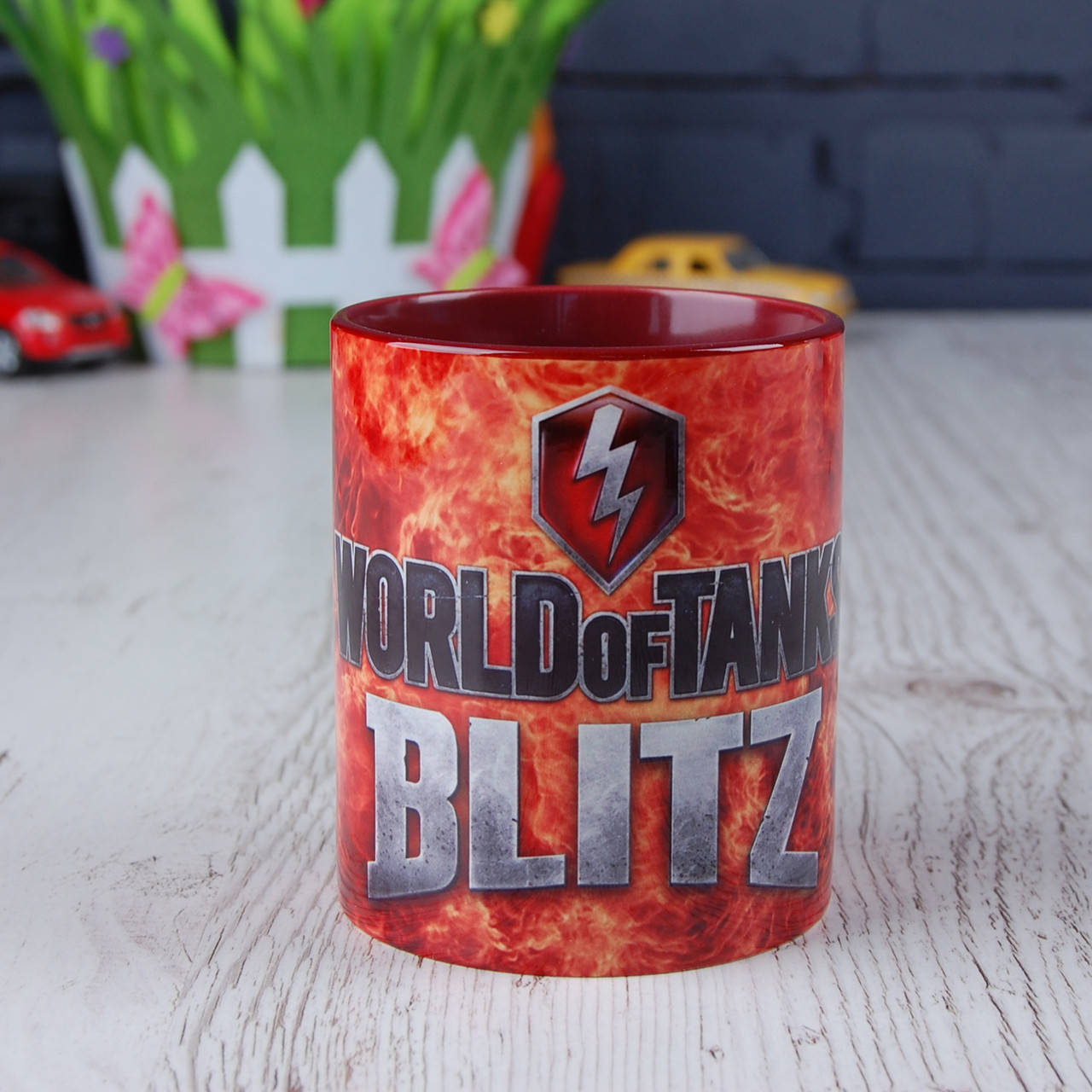 

Чашка World of tanks (Blitz) 2, Бордовый