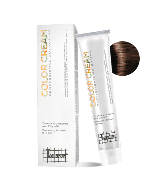 

Професійна крем-фарба для волосся Color Cream TECHNIQUE 100 мл - 6.73 coffee / кава