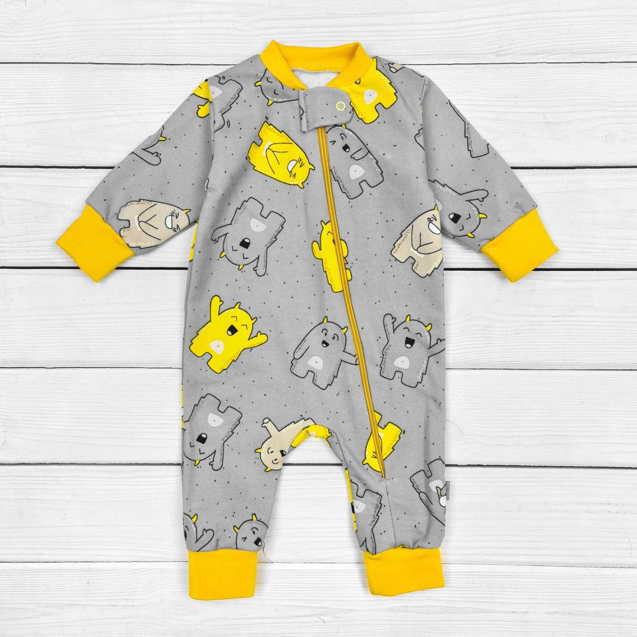 

Слип теплый на молнии Monstriki