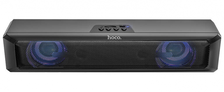 

Акустична блютуз колонка HOCO Sound Blaster RGB DS31 |SD-card, Bluetooth (Чорний)