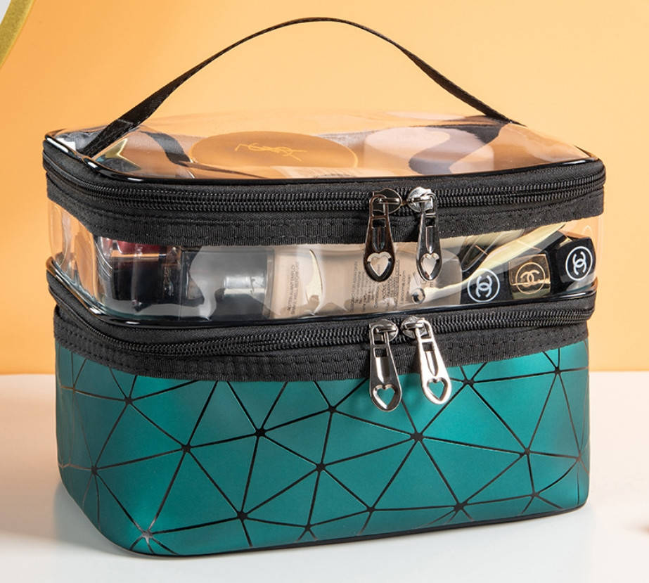 

Дорожная косметичка-органайзер Зеленый