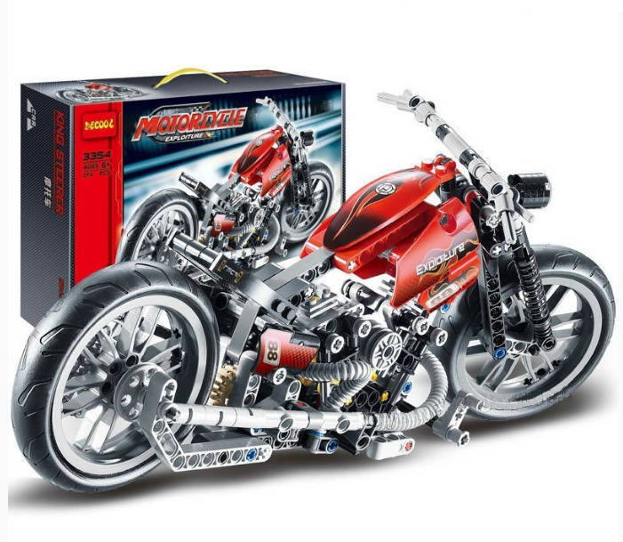 

Конструктор JiSi bricks Мотоцикл 3354 - 374 дет.
