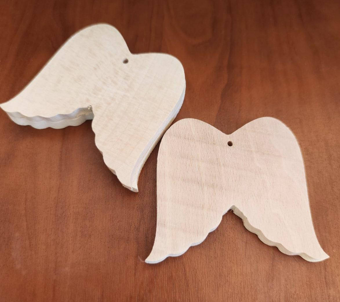 

Подвеска деревянная Крылья |заготовка для декора | под покраску | для декупажа