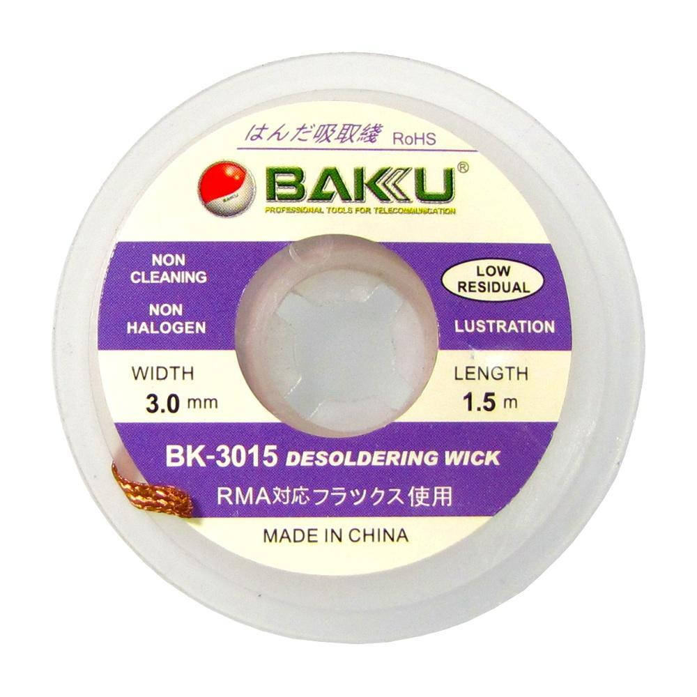 

Очиститель припоя BAKU BK-3015 (3mm x 1.5m)