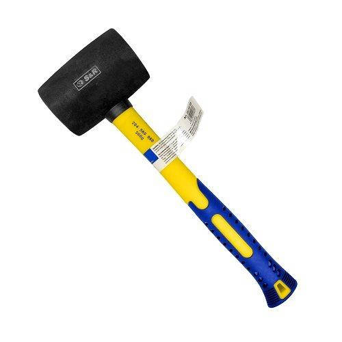 

Молоток резиновый S&R 65ммх680г черный 284680065