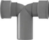 

Колено канализационное приборное двойное Valsir 50мм