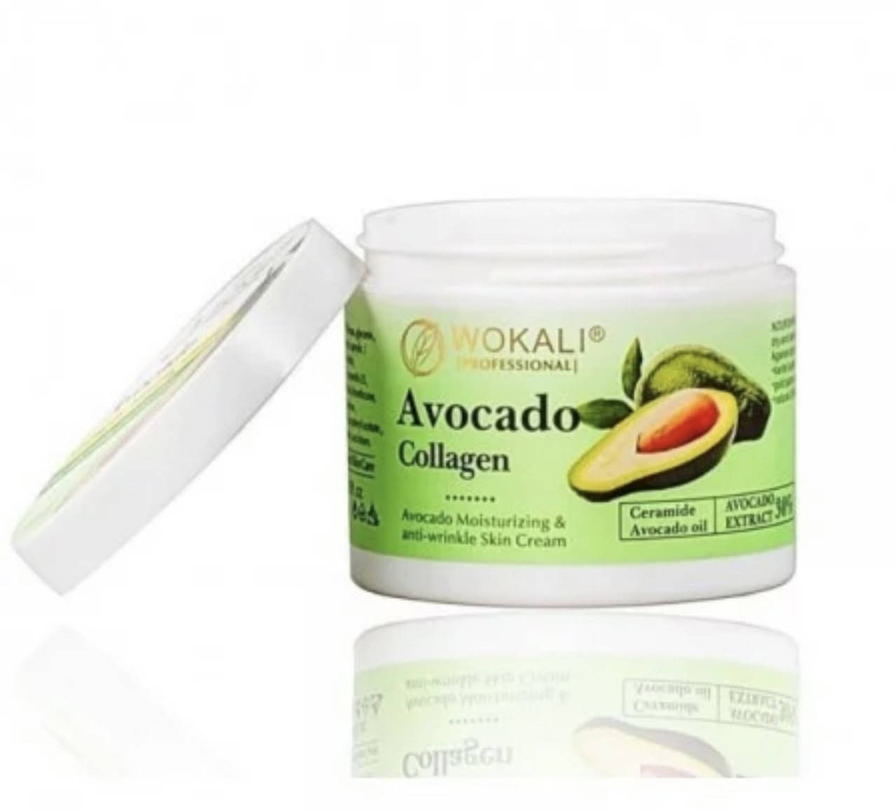 

Крем с маслом авокадо Wokali Avocado Collagen