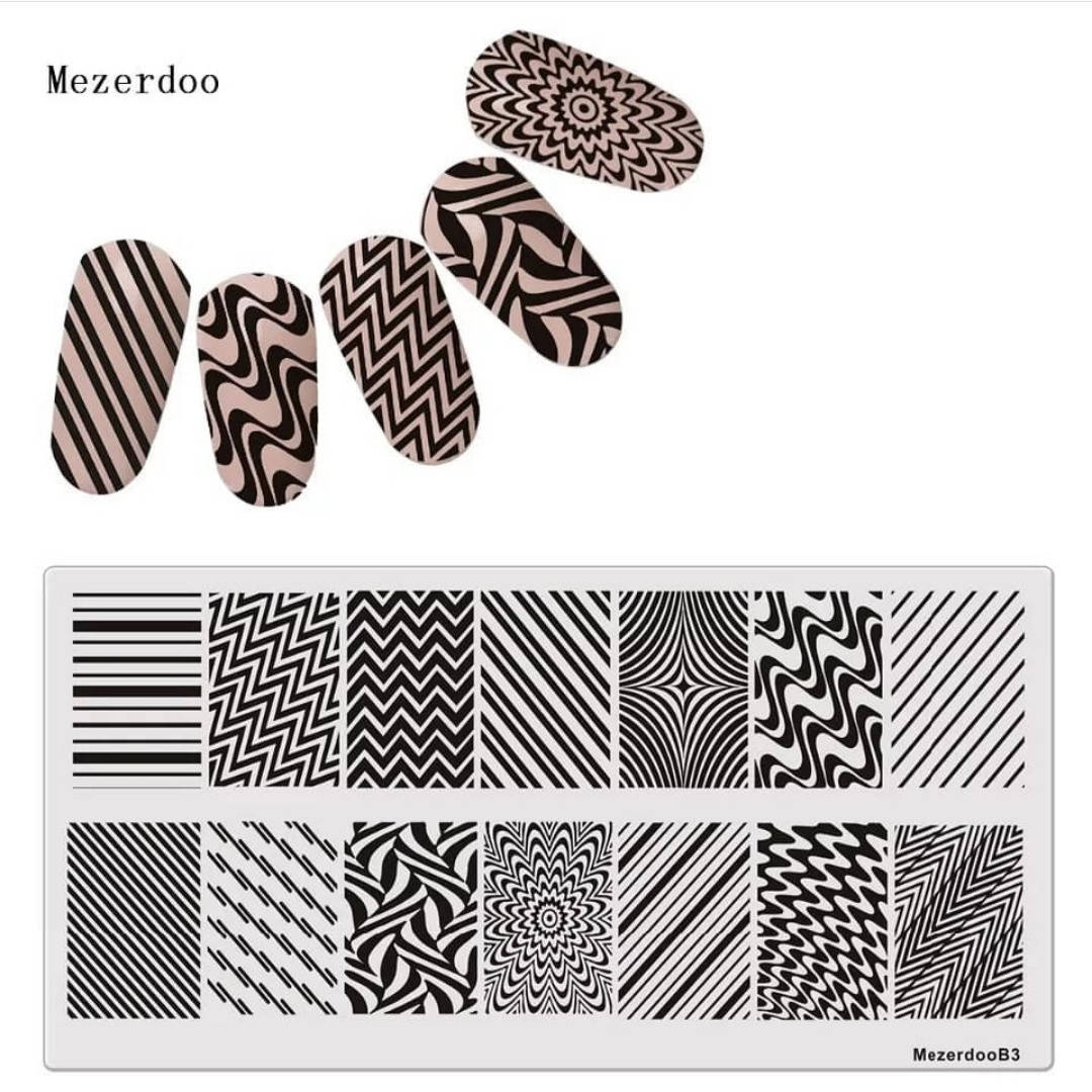 

Пластина для стемпинга mezerdoo b 3