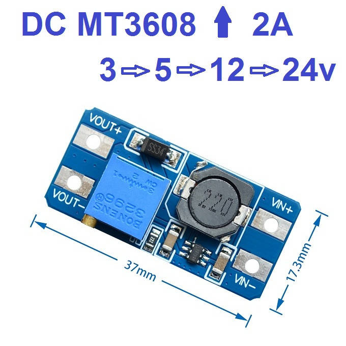 

DC-DC повышающий преобразователь MT3608