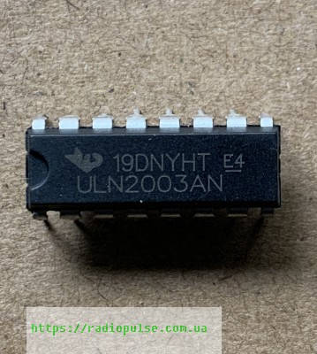 

Микросхема ULN2003AN ( ULN2003APG , ULN2003A , ULN2003 ) , DIP16