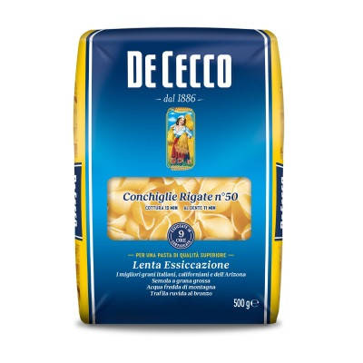 

Паста De Cecco Conchiglie Rigate №50 500 g