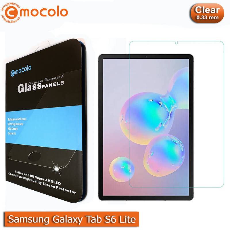 

Защитное стекло Mocolo Samsung Galaxy Tab S6 Lite (P610; P615), Прозрачный
