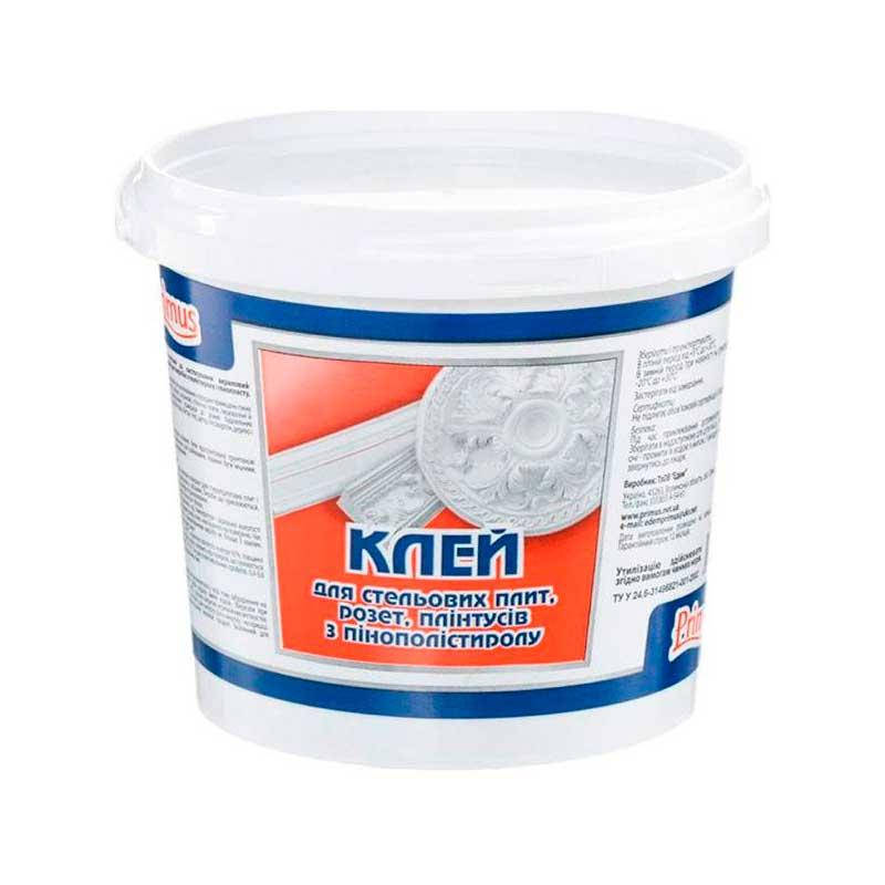 

Клей для пенополистирола Примус 1,5 кг, Белый